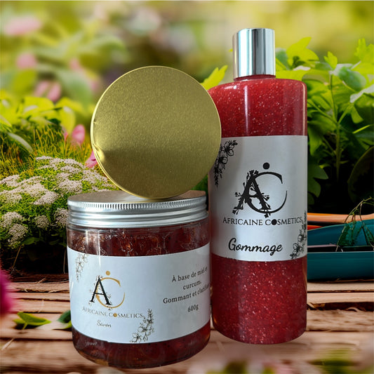 ￼ Gamme, immédiat, Savon karité gommage